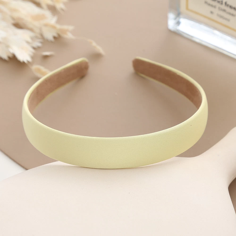2cm Wide Matte Satin Headband - Image 12