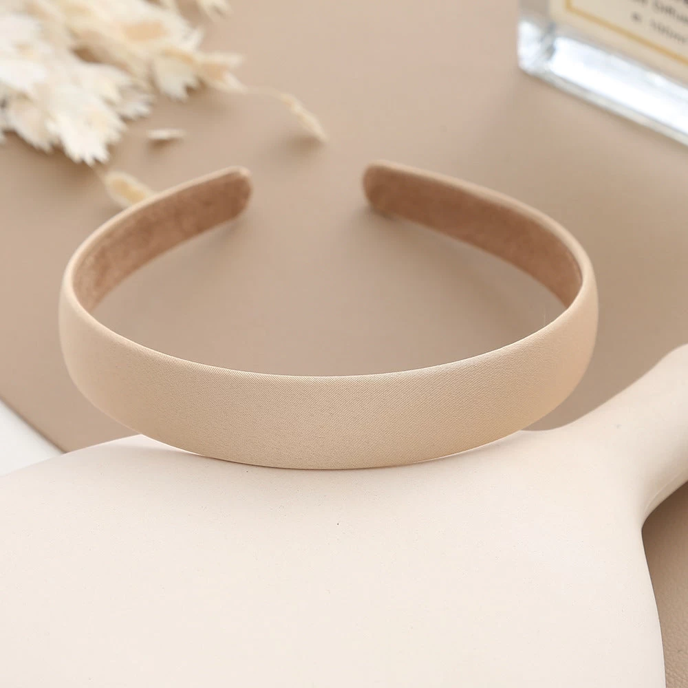 2cm Wide Matte Satin Headband - Image 15