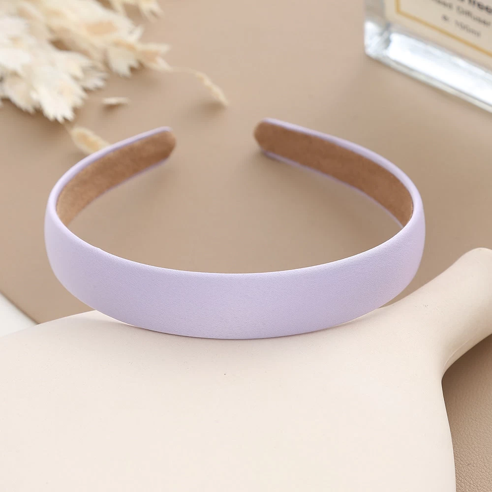 2cm Wide Matte Satin Headband - Image 17