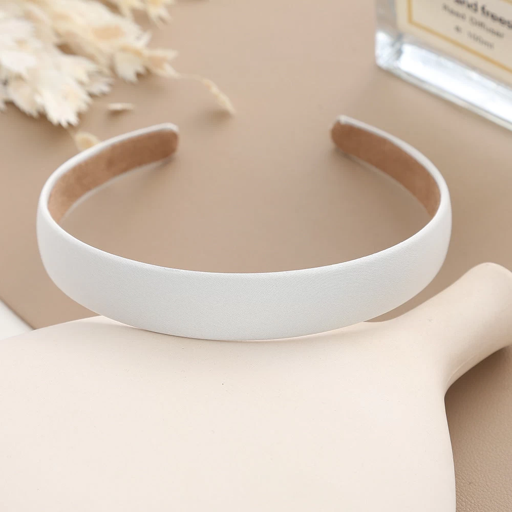 2cm Wide Matte Satin Headband - Image 18