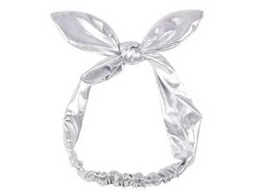 Soft Leather Bow-knot Stretch Headband - Image 5