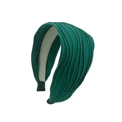 7cm Wide Wavy Top Plain Headband