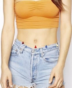 Rainbow Tassel Belly Chain