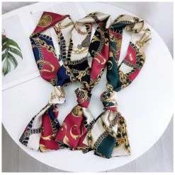 Chains Patterned Long Rectangle Scarf