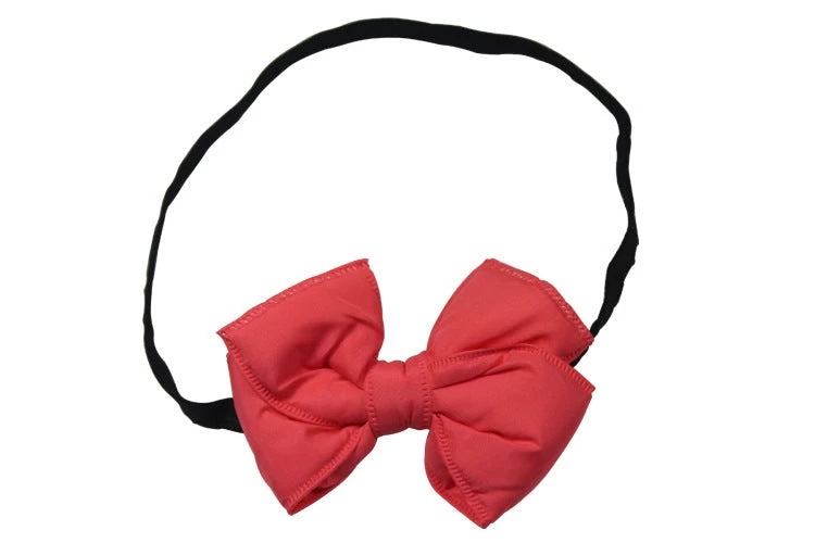 Sponge Butterfly Bow Elastic Headband