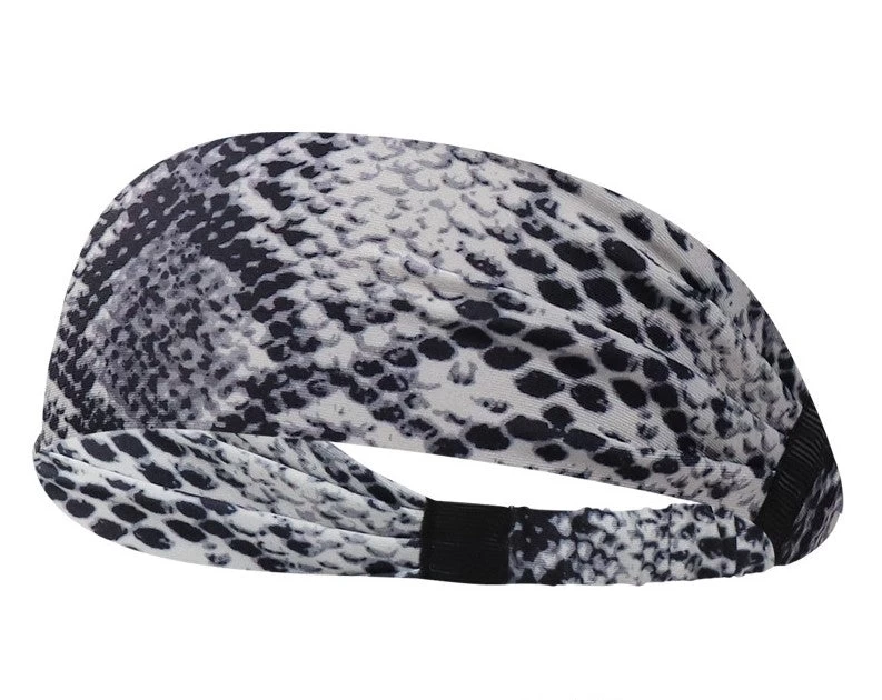 Leopard Patterned Sporty Elastic Bandanna Hair Band - Image 11