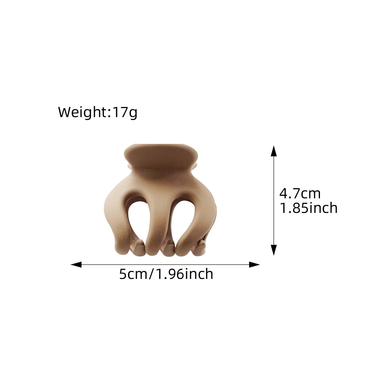 Matte Acrylic Small Hair Claw - Image 5