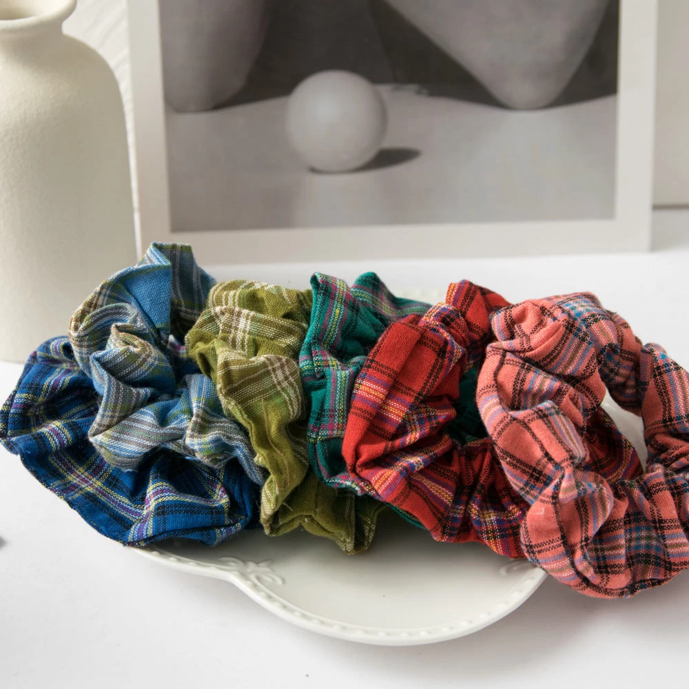2-pack Small Plaids Scrunchies - Image 3