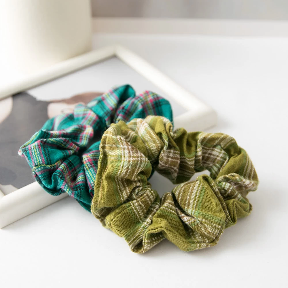 2-pack Small Plaids Scrunchies - Image 5