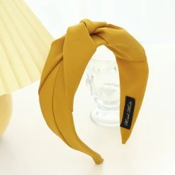 Twist Knotted Top Twill Cotton Knotted Headband