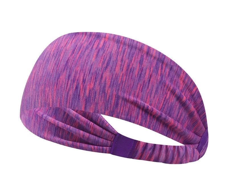 Multi-coloured Sporty Elastic Bandanna Hair Band - Image 5