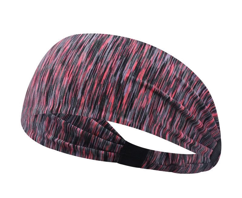 Multi-coloured Sporty Elastic Bandanna Hair Band - Image 7