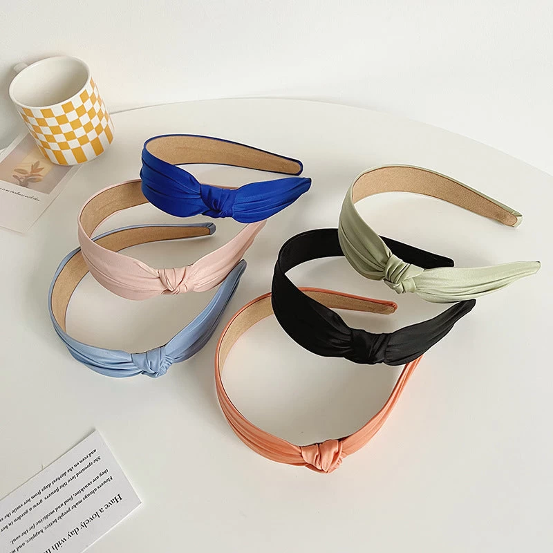 Premium Silky Chiffon Side Knotted Headband - Image 4