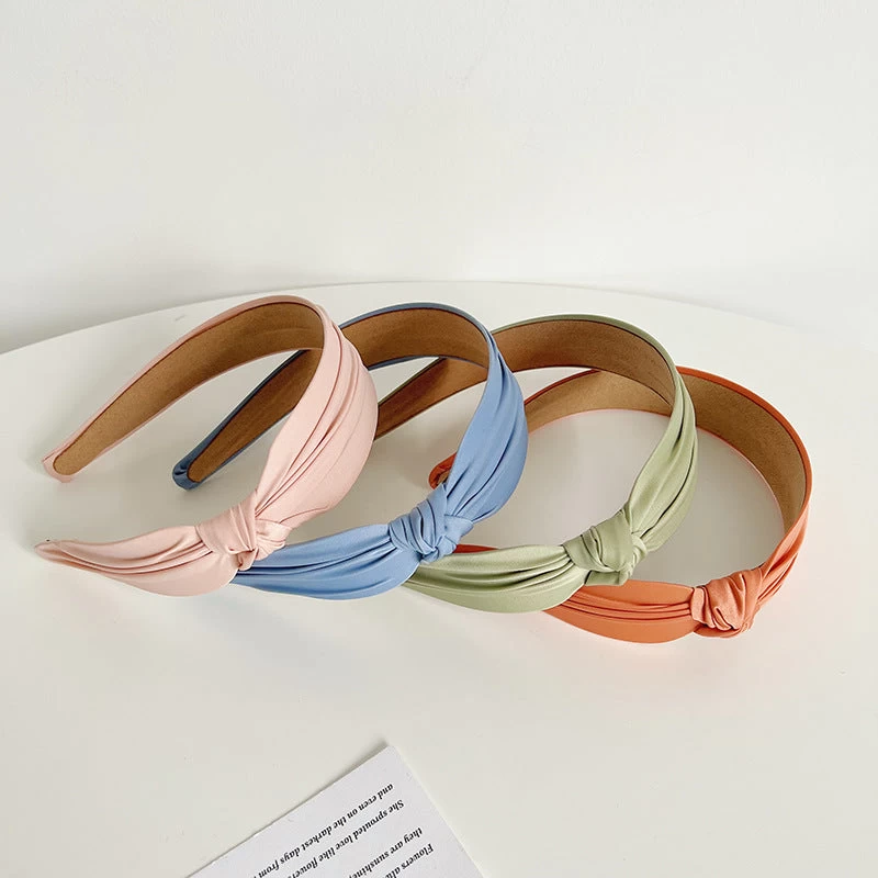 Premium Silky Chiffon Side Knotted Headband - Image 2