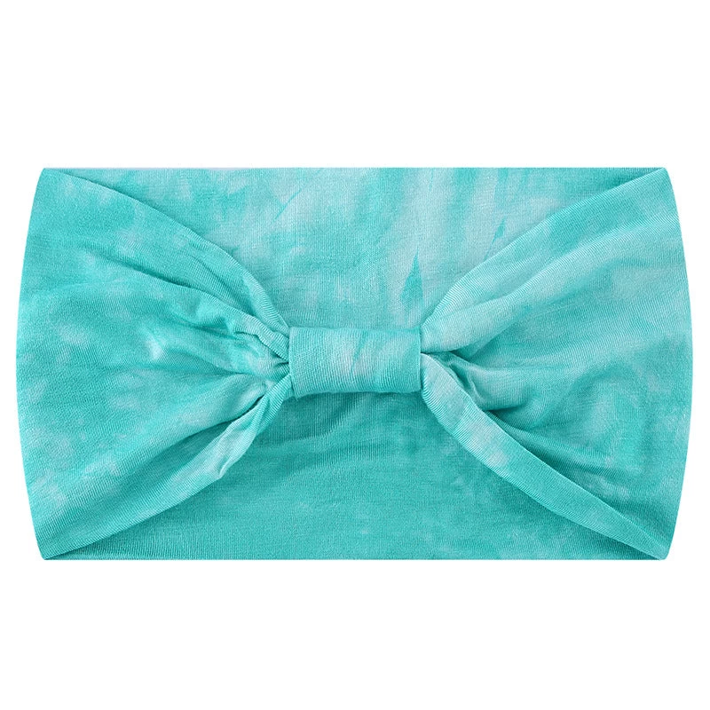 Super Soft Tie Dye Print Knotted Bandanna Headband - Image 13