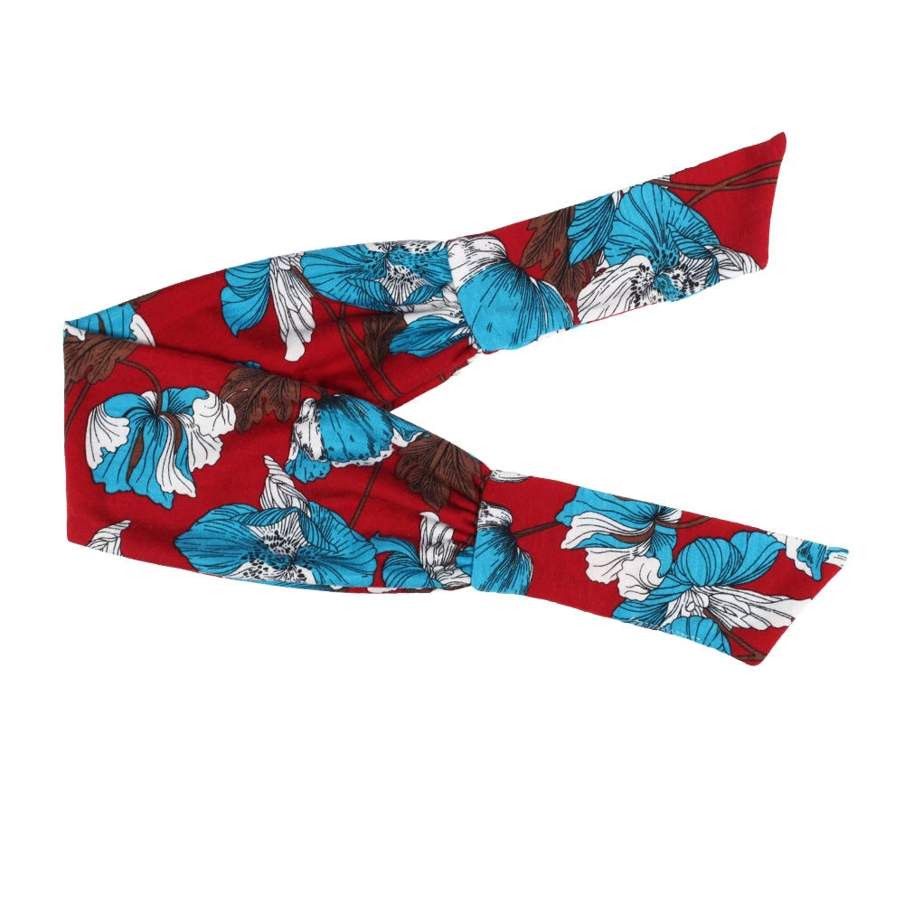 Printed Cotton Bandanna Head Scarf - Image 8