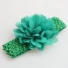 Chiffon Large Flower Lace Stretch Headband