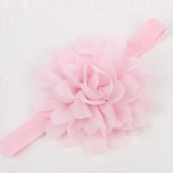 Chiffon Large Flower Elastic Headband