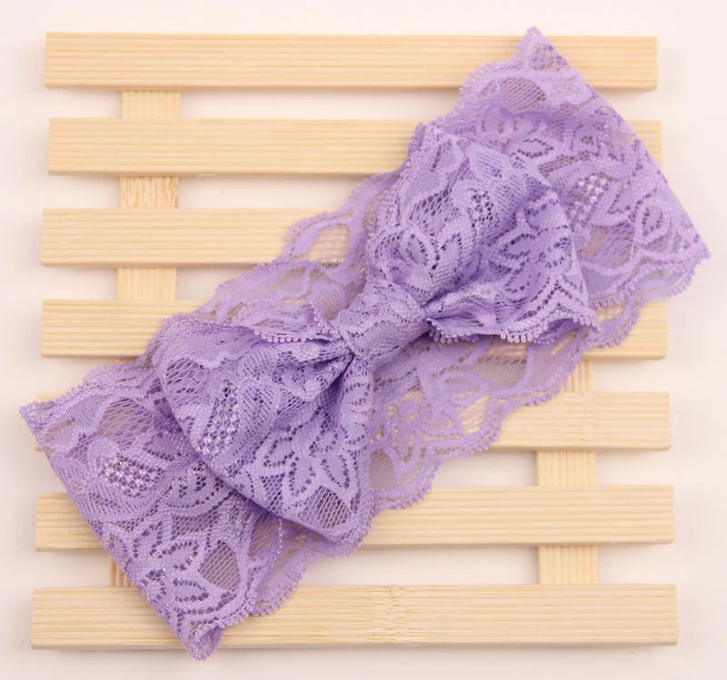 Soft Lace Bow Headband - Image 3
