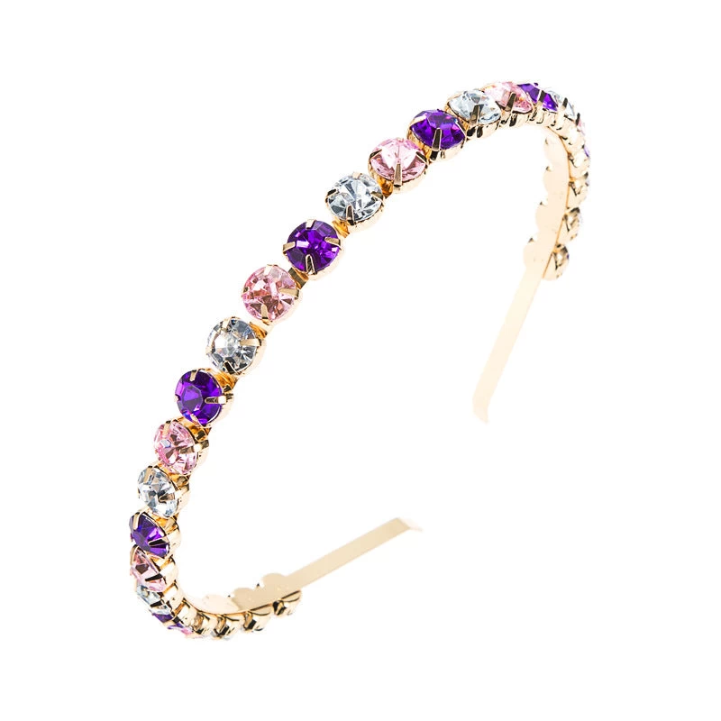 Sparkling Rhinestones Alloy Headband - Image 2