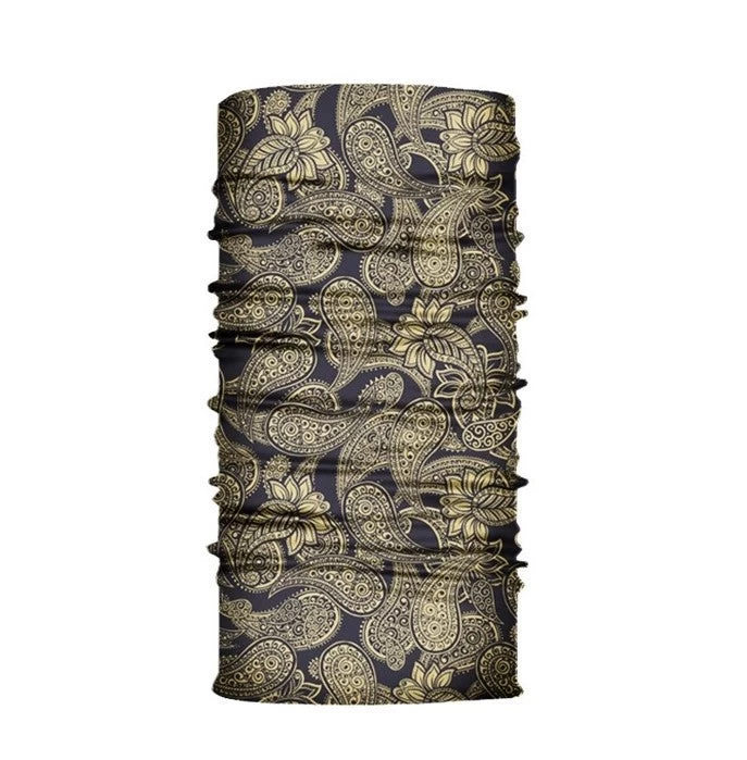 Multi-purpose Seamless Head Wrap In Paisley Print - Image 20