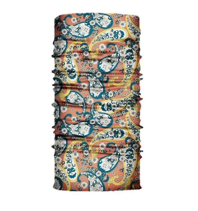 Multi-purpose Seamless Head Wrap In Paisley Print - Image 19