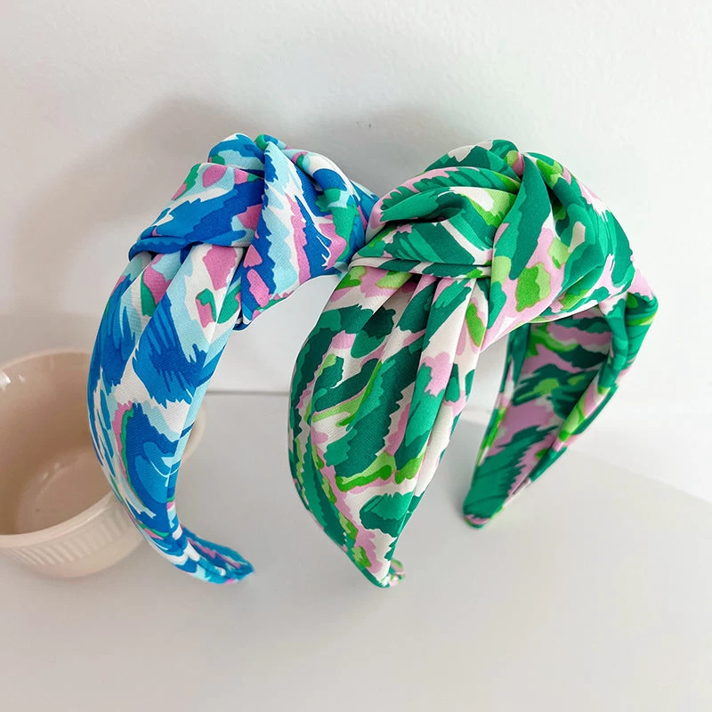 Multicoloured Large Knotted Headband - Image 3