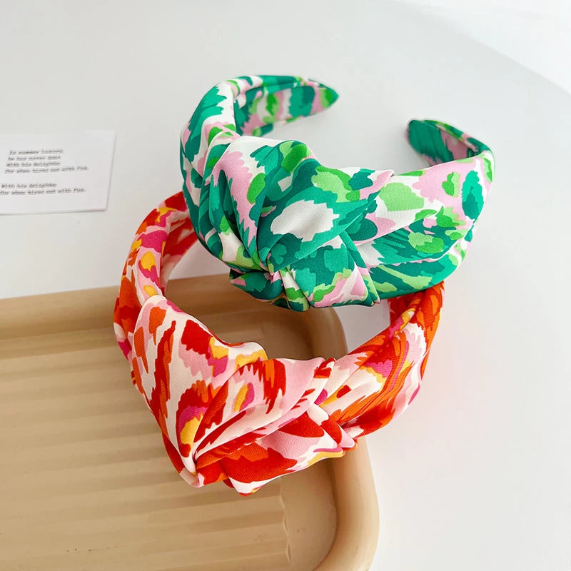 Multicoloured Large Knotted Headband - Image 4