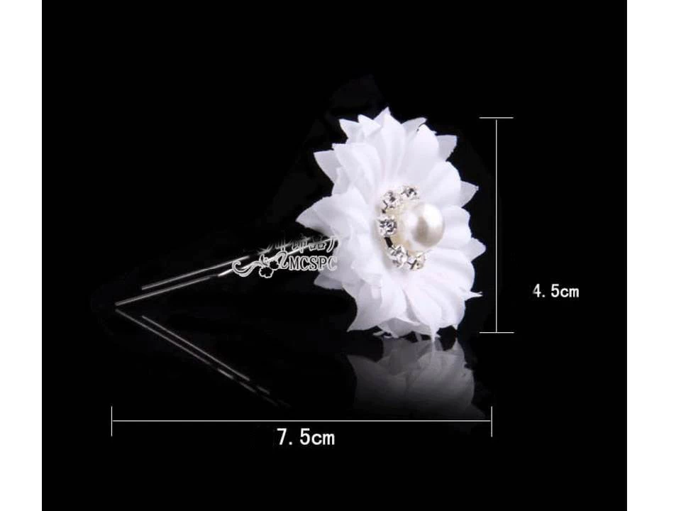 White Flower Big Peal Flower Stick - Image 3