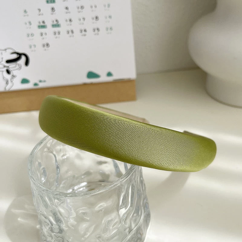 2.5cm Wide Plain Colour Thinly Padded Headband - Image 6