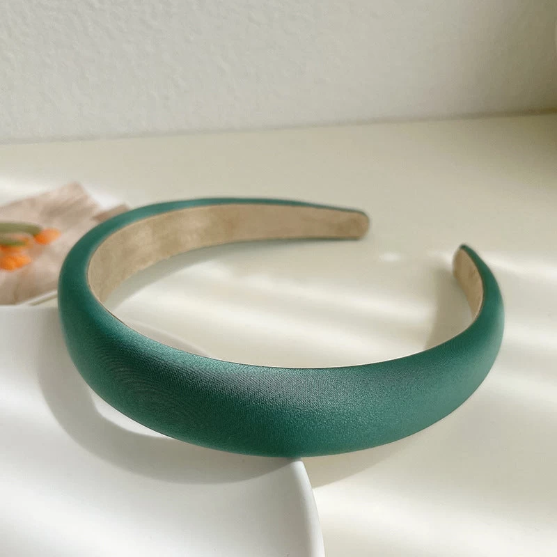 2.5cm Wide Plain Colour Thinly Padded Headband - Image 8