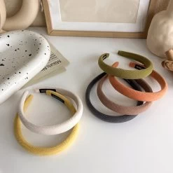 2cm Wide Knitted Fabric Plain Headband