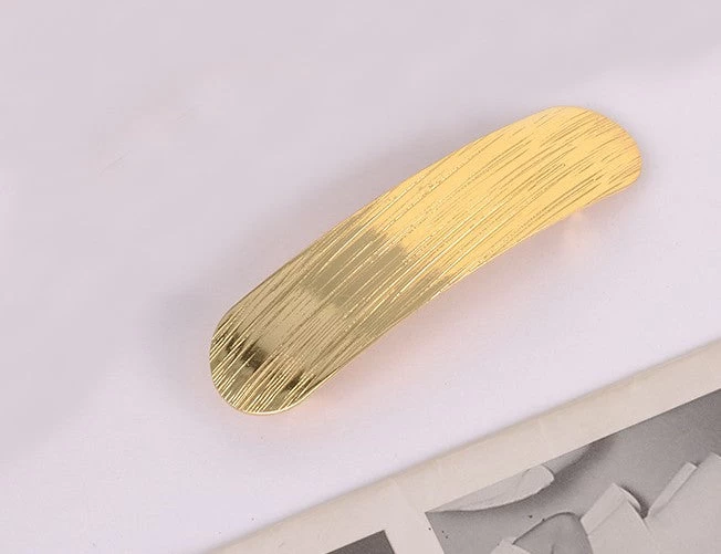 Gold Metallic Hair Barrette - Image 7