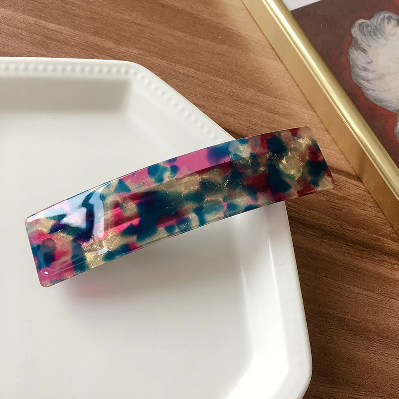 Large Resin Hair Barrette
