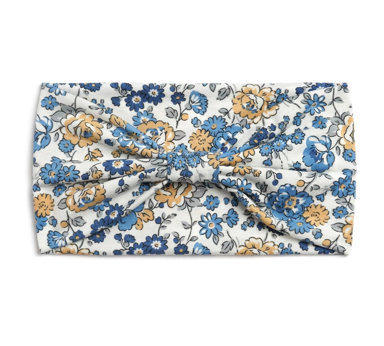 Multicoloured Country Flowers Print 2-way Knotted Bandanna Headband - Image 8