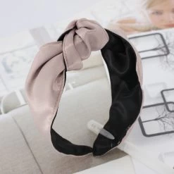 Glossy Satin Knotted Headband