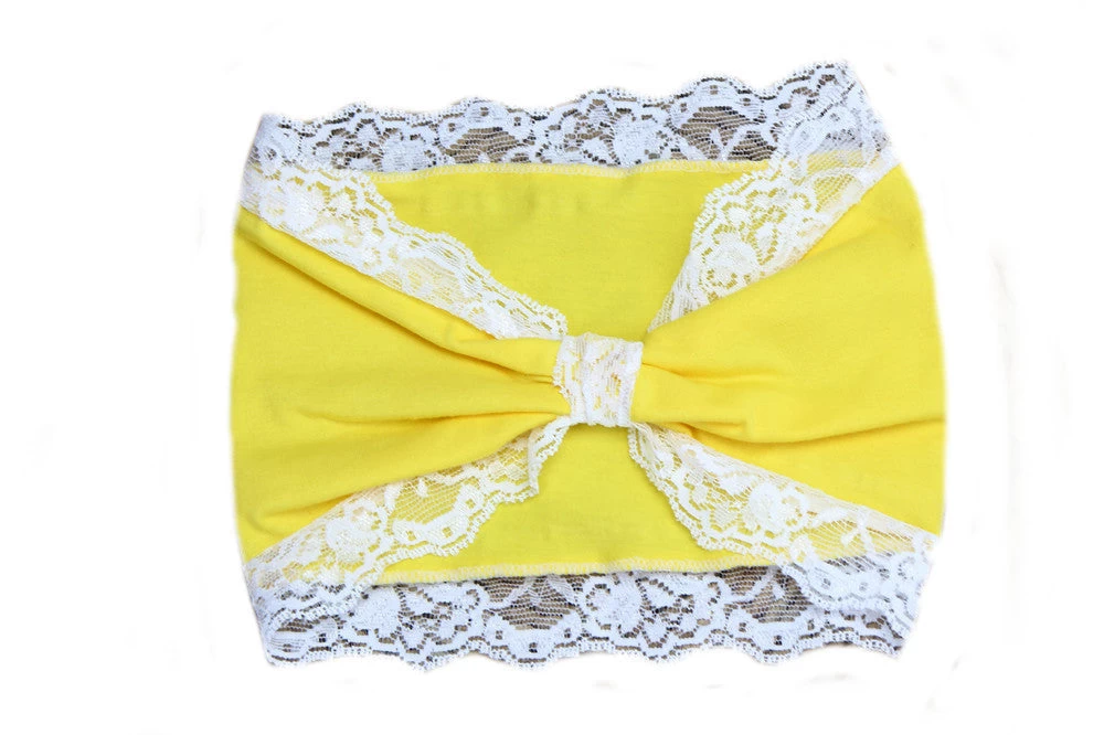 Cotton Lace Knot Bandanna Headband - Image 5