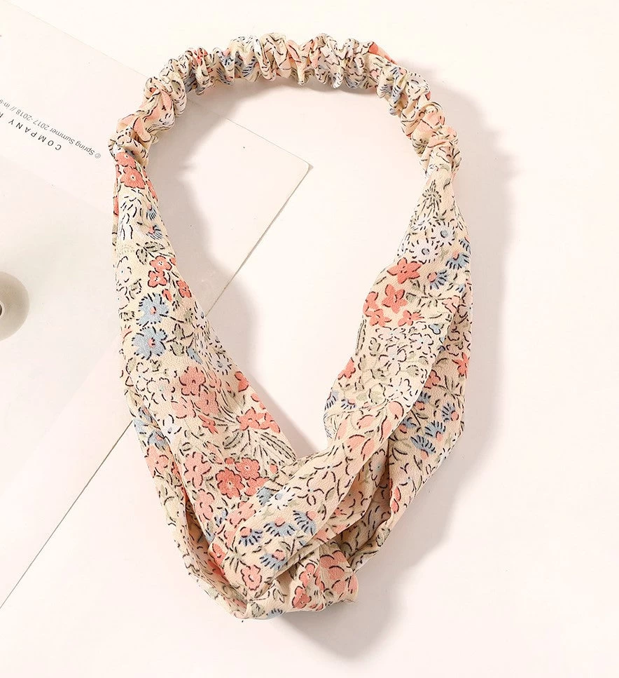 Country Flowers Prints Elastic Headband - Image 5
