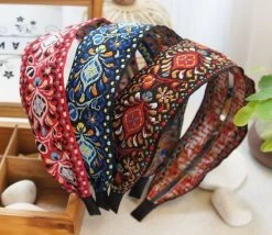 Embroidered Floral Headband