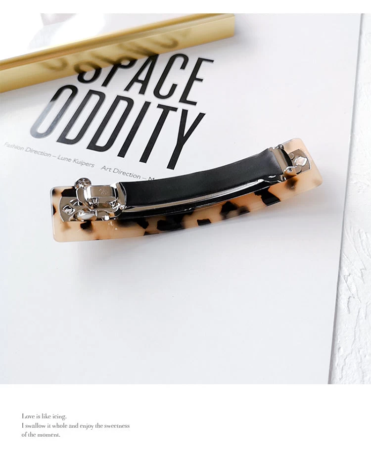 Large Resin Hair Barrette - Image 3