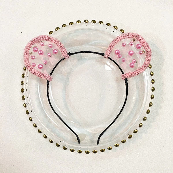 Sparkling Lace Ears Headband - Image 6