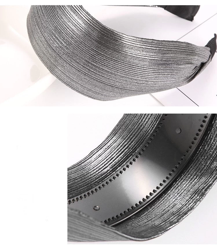 Bright Metallic Coloured Wide Headband - Image 7