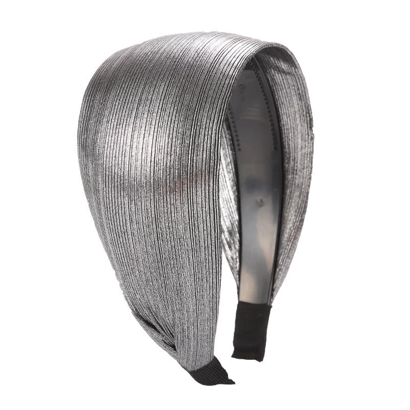 Bright Metallic Coloured Wide Headband - Image 2