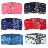 Twist Front Paisley Print Thin Headband