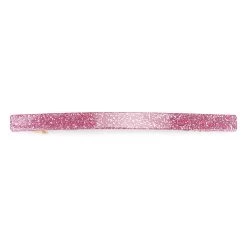 Glittered Slim Resin Hair Barrette