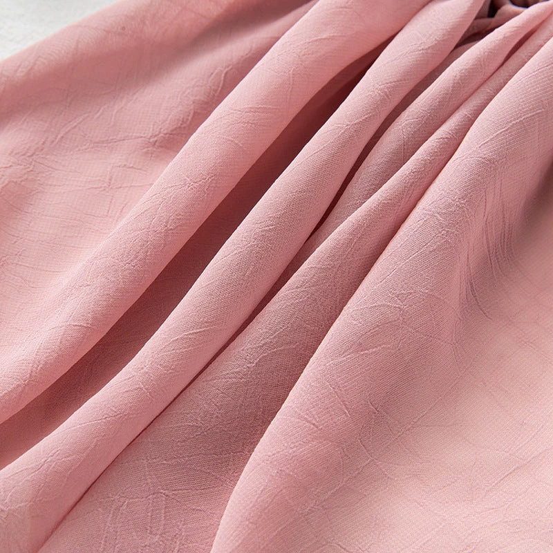 Chiffon Plain Scrunchies With Long Tail - Image 6