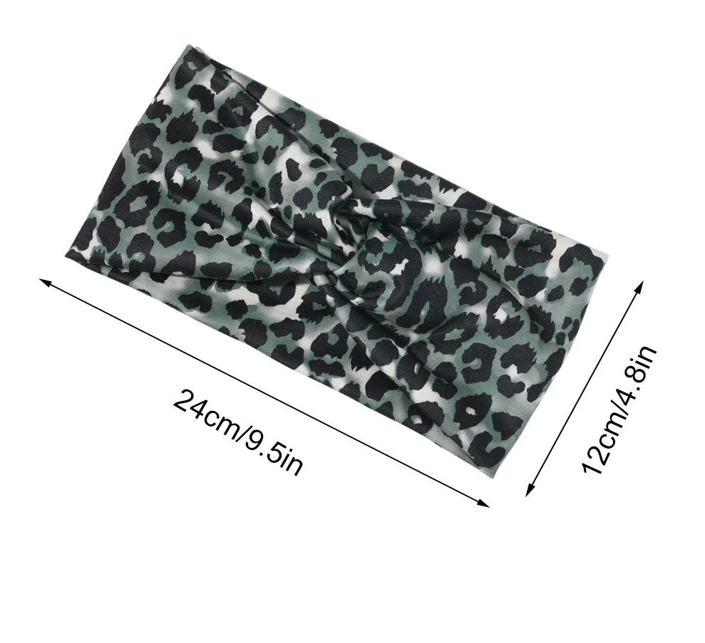 2-way Stretch Headband In Leopard Prints - Image 4