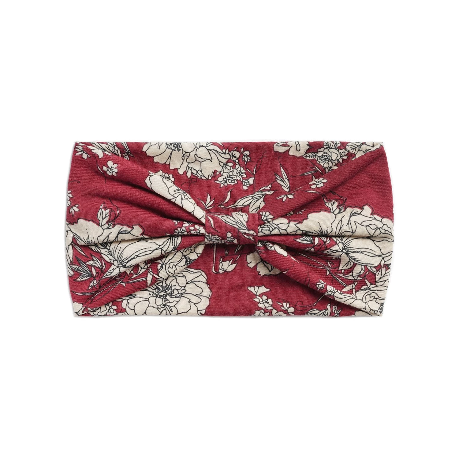 Peony Printed 2-way Knotted Bandanna Hair Band - Image 2