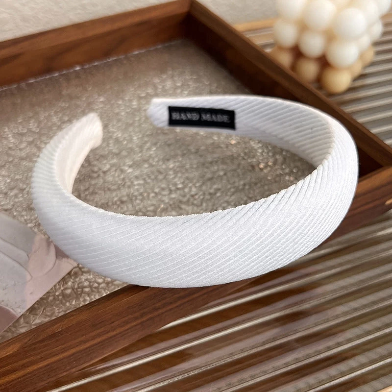 Corrugated Velvet Thinly Padded Velvet Headband - Image 4