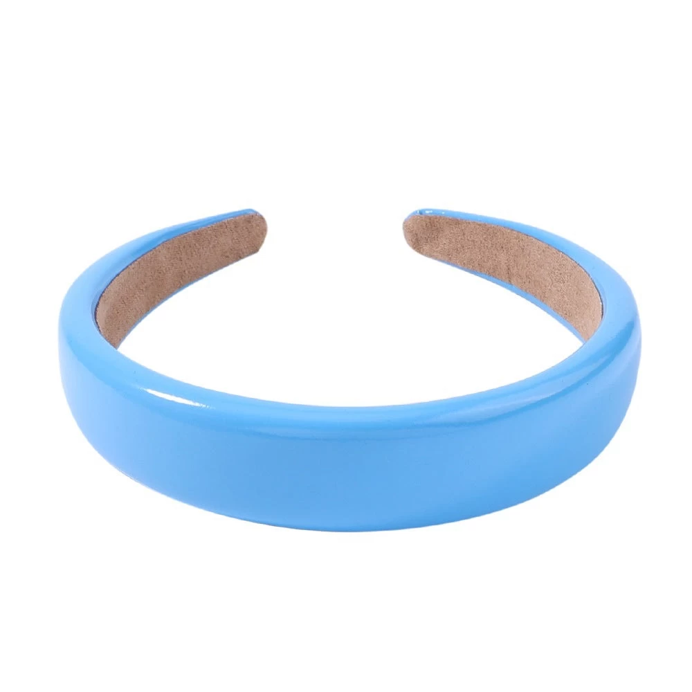 3cm Wide Glossy Leather Headband - Image 7